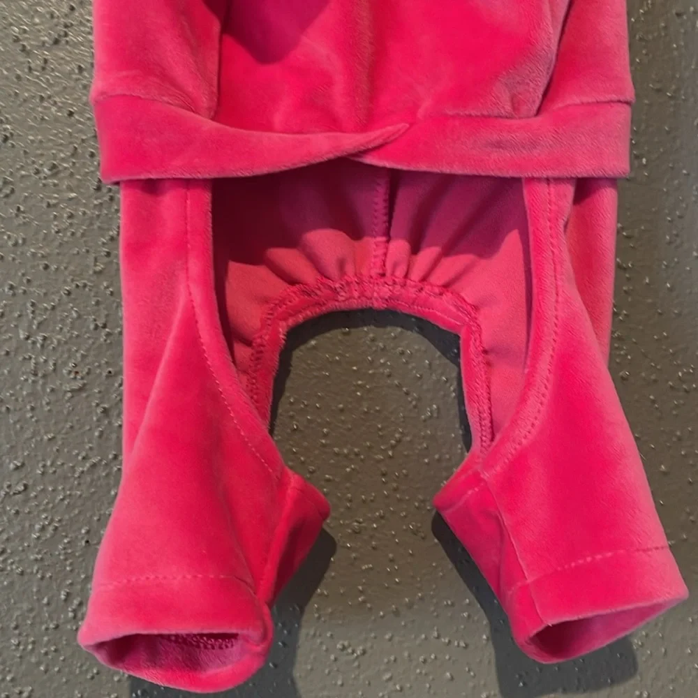 Isaac Mizrahi Doggie Velour Track Suit